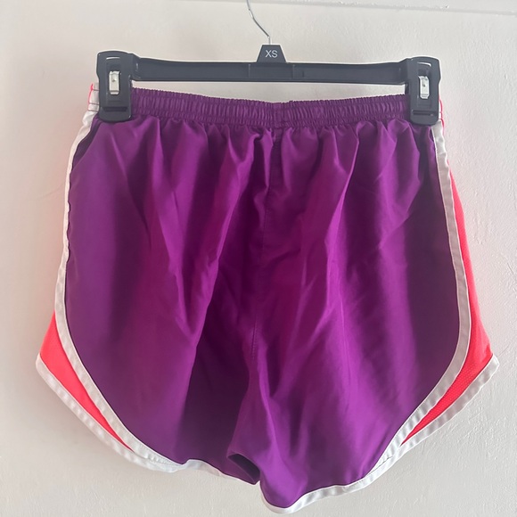 NIKE Women’s S Running Shorts - bright magenta/purple and neon orange! - Picture 2 of 3